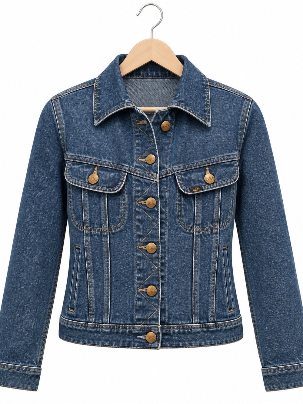 NWT Lee Dark Blue Denim Jacket XS